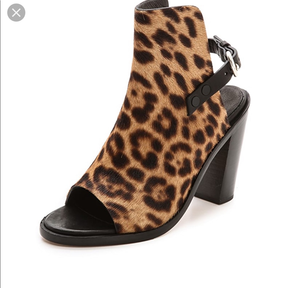 NWT Rag & Bone Calf Hair Leopard Open Toe … - Picture 8 of 16